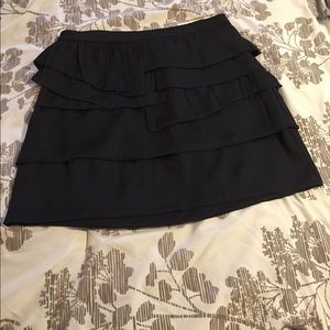 Layered mini skirt
